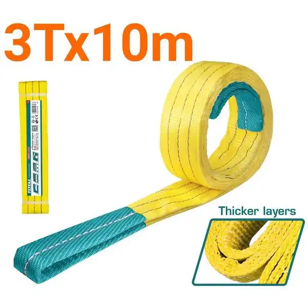 Dây cáp vải cẩu hàng vàng 3Tx10m THTWS0310 TOTAL