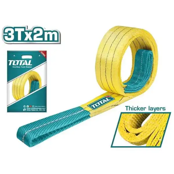 Dây cáp vải cẩu hàng vàng 3Tx2m THTWS0302 TOTAL