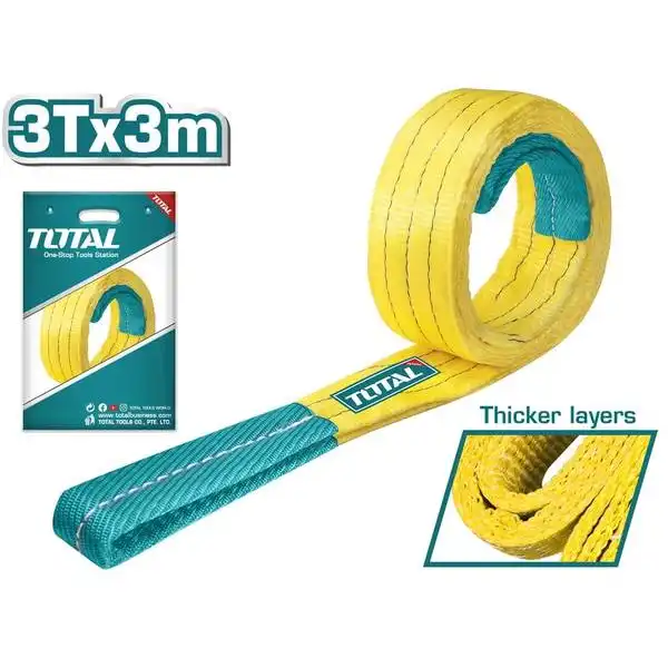 Dây cáp vải cẩu hàng vàng 3Tx3m THTWS0303 TOTAL