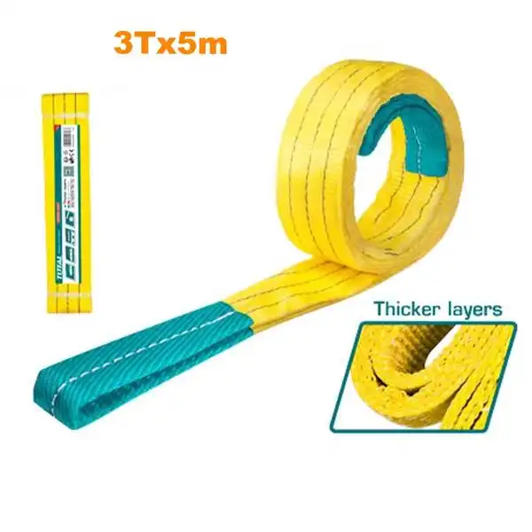 Dây cáp vải cẩu hàng vàng 3Tx5m THTWS0305 TOTAL