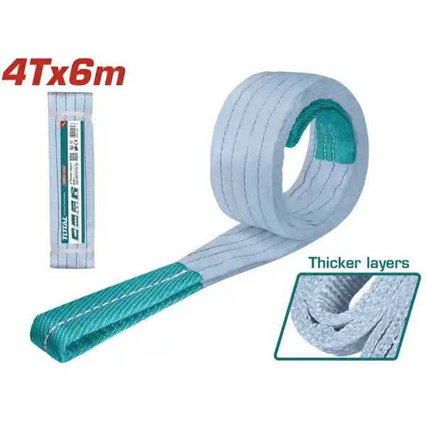 Dây cáp vải cẩu hàng xám 4Tx6m THTWS0406 TOTAL