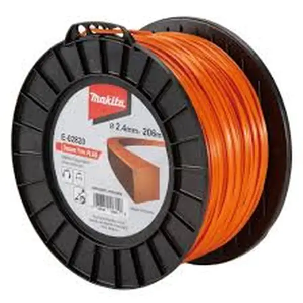 Dây Cước Cắt Cỏ Vuông (màu cam)2.4-206m Makita E-02820