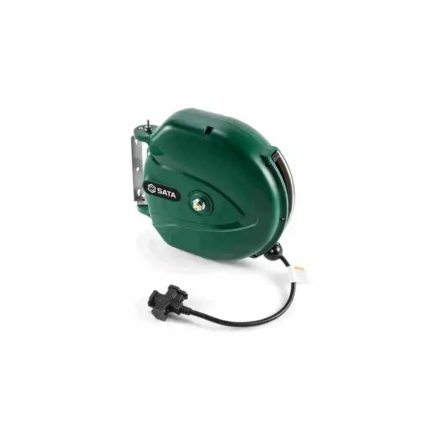 Dây dẫn điện dạng cuộn tự rút 10m SATA 98025 - 3-CORE CABLE REEL 3×1.5MM^2×10M