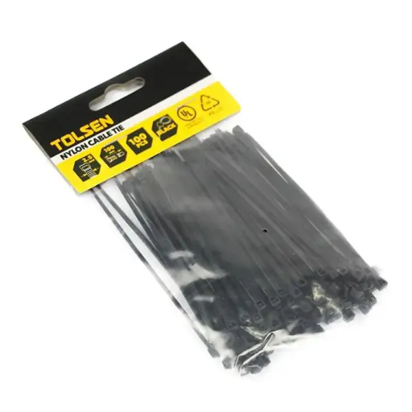 Dây rút đen 7.6x450mm Tolsen 50173