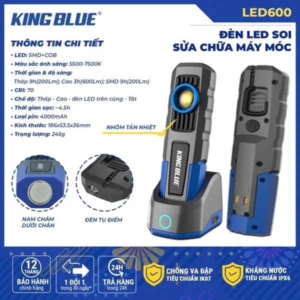 Đèn Led Soi Sửa Chữa Máy Móc LED600