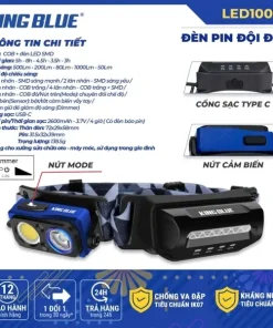 Đèn Pin đội đầu LED1000H