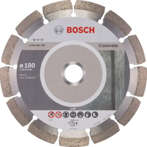 Đĩa cắt bê tông kim cương 180-230x22.2mm Standard for Concrete Bosch