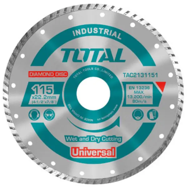 Đĩa cắt gạch khô ướt Total TAC2131003 100x16mm
