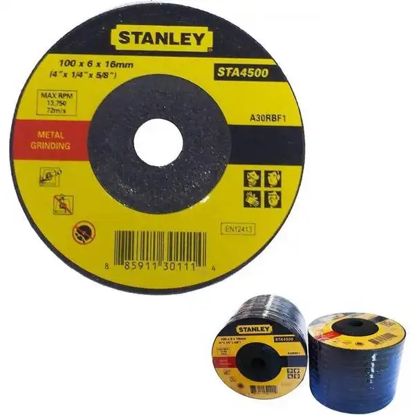 Đĩa mài sắt 100 x 6 x 16 T27 Stanley STA4500