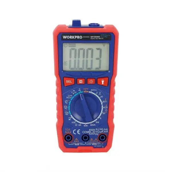 Đồng hồ đo điện vạn năng Ampe kìm kỹ thuật số Workpro WP295005