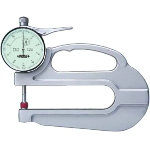 Đồng hồ đo độ dày Insize 2365-10 0~10mm 0.01mm họng sâu 120mm