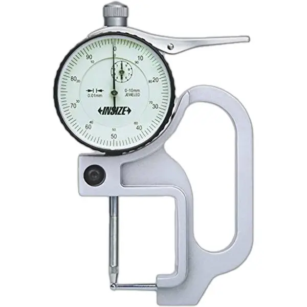 Đồng hồ đo độ dày thành ống Insize 2367-10A 0~10mm 0.01mm