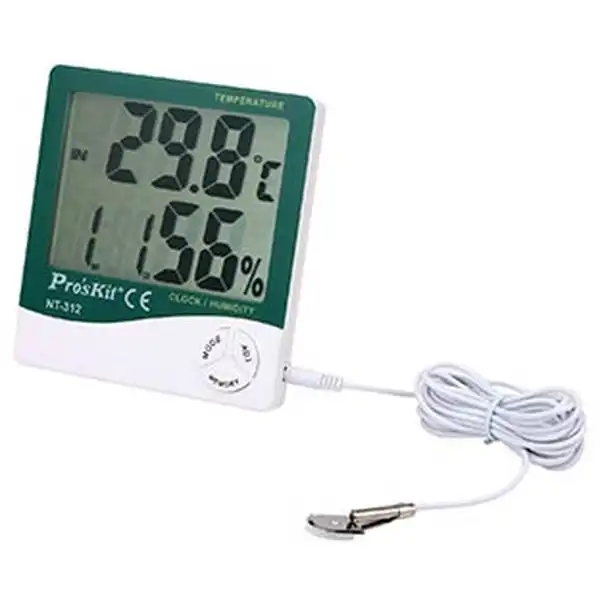Đồng hồ đo nhiệt độ, độ ẩm có dây Proskit NT-312