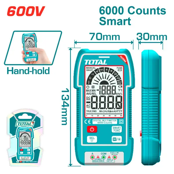 Đồng hồ đo vạn năng Total TMT516004