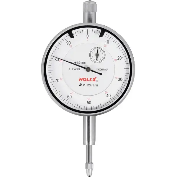 ĐỒNG HỒ SO CHÂN NHÚN CHỐNG VA ĐẬP 0.01 MM HOLEX 0-10MM
