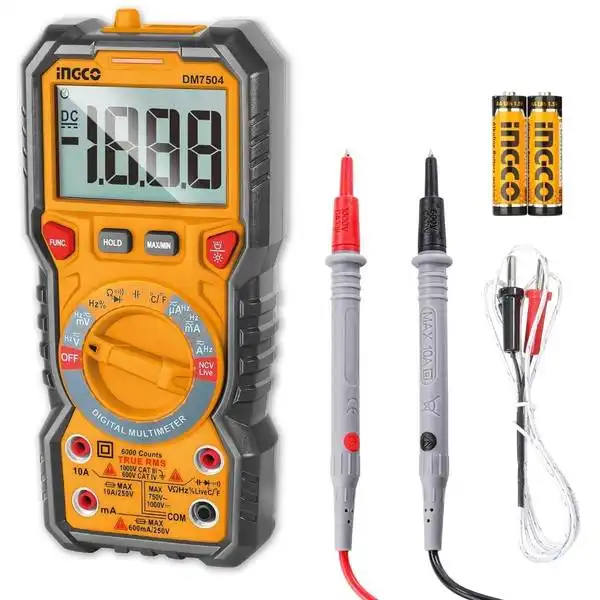 Đồng Hồ Vạn Năng Kỹ Thuật Số (6000 Số Đếm) DM7504 INGCO