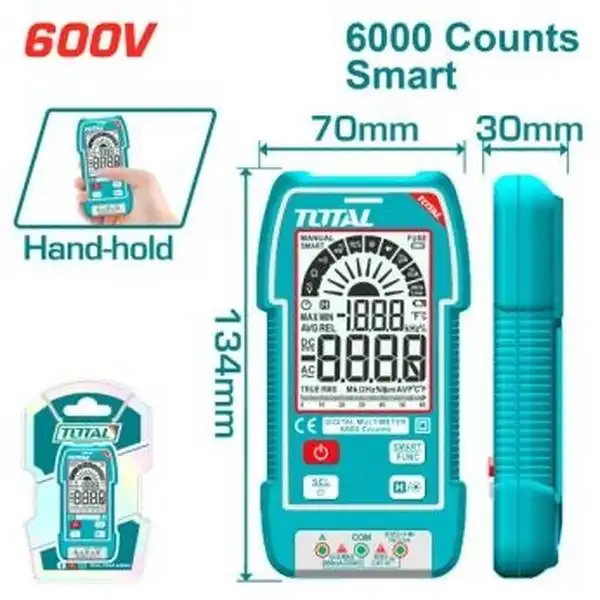 Đồng hồ vạn năng kỹ thuật số TMT516004 TOTAL