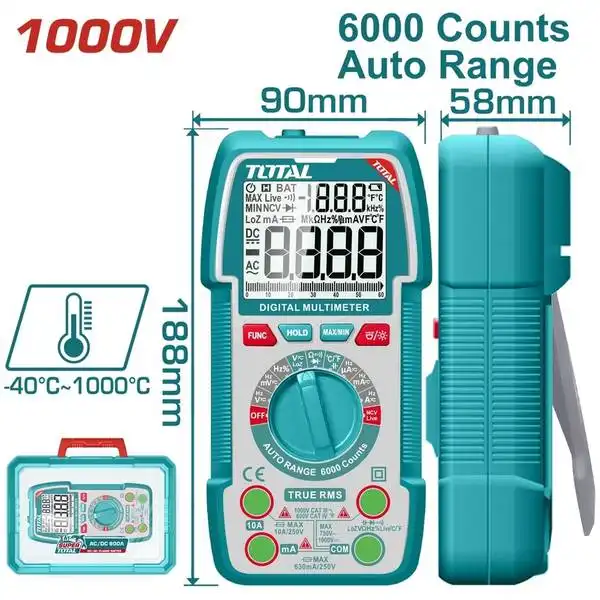 Đồng hồ vạn năng kỹ thuật số TMT5310004 TOTAL