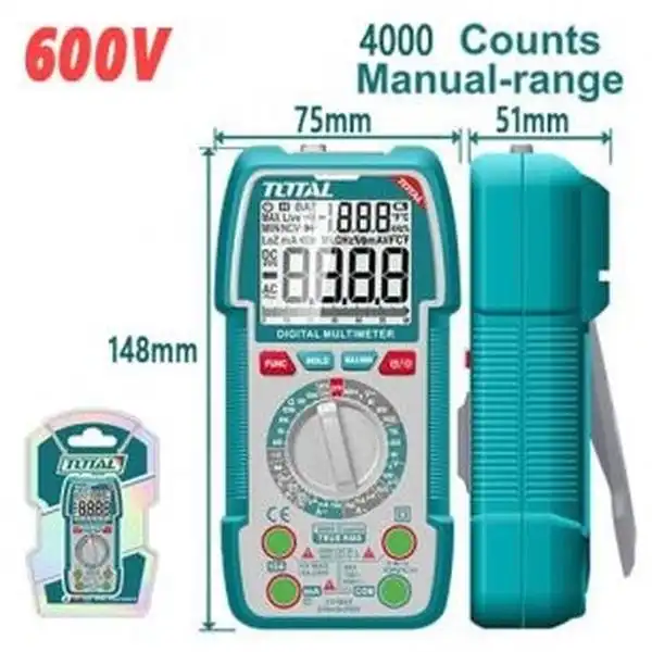 Đồng hồ vạn năng kỹ thuật số TMT536002 TOTAL