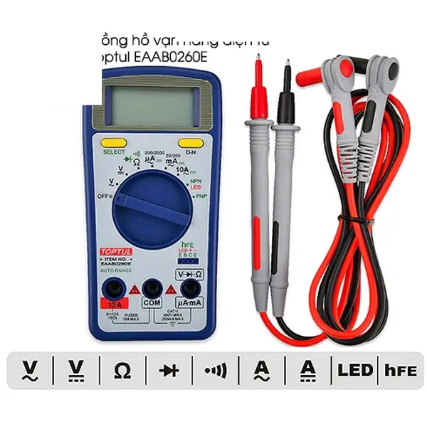 Đồng hồ vạn năng TOPTUL EAAB0260E