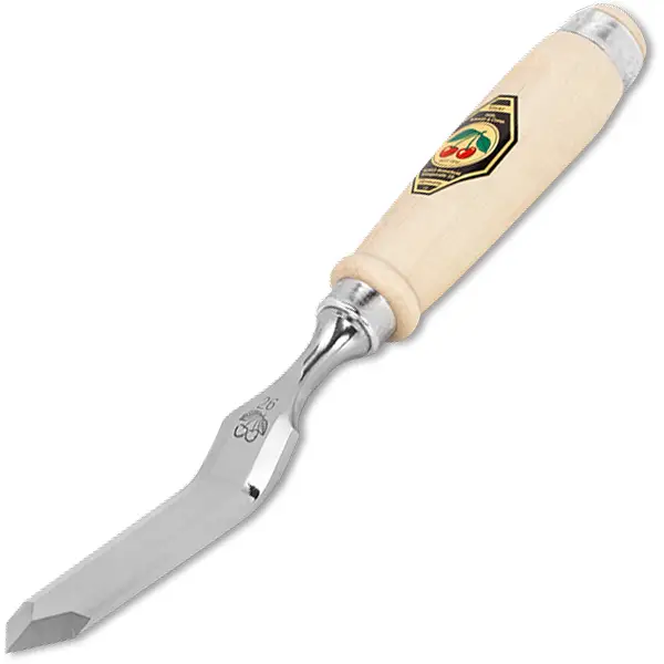 Đục gỗ Kirschen 1059 lưỡi vát nhọn chữ V, thân cong