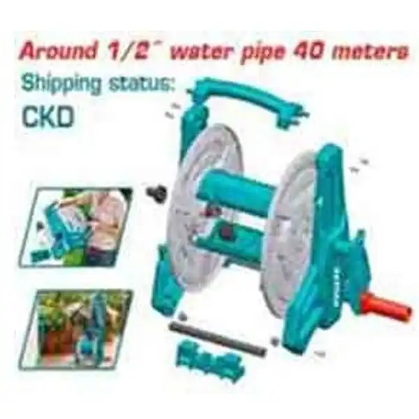 Dụng cụ cuộn ống nước nhựa (tối đa 40m) Total THHR40121