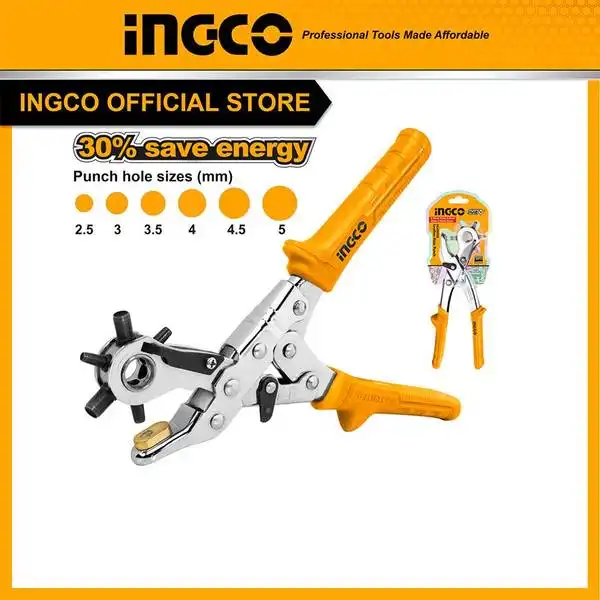 Dụng Cụ Đục Lỗ Da Trợ Lực HLHP028 INGCO