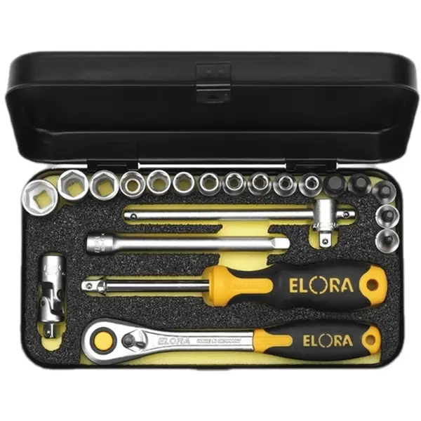 ELORA 714-6MU Bộ tuýp 25 chi tiết hệ mét