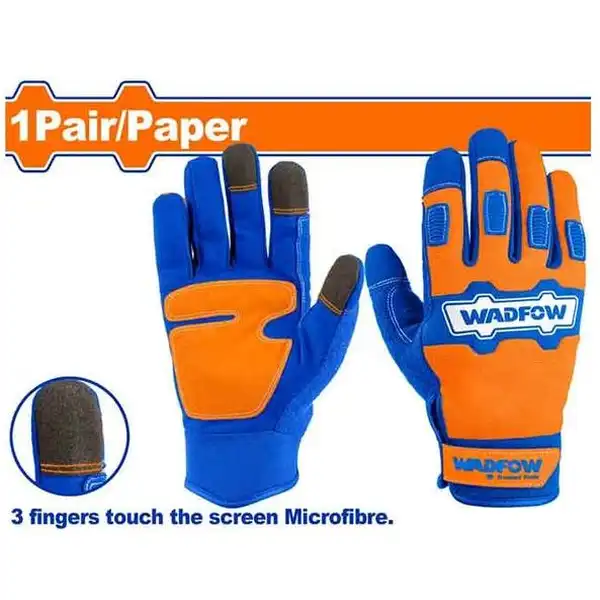 Găng tay cơ khí size XL (3 ngón chạm cảm ứng) Wadfow WMG1E03