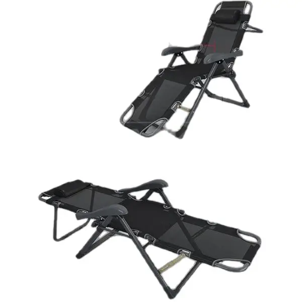 GHẾ XẾP THƯ GIÃN SUMIKA 168 BLACK (CÓ THỂ NGÃ THÀNH GIƯỜNG, TẶNG KHAY ĐỂ LY, ĐIỆN THOẠI)