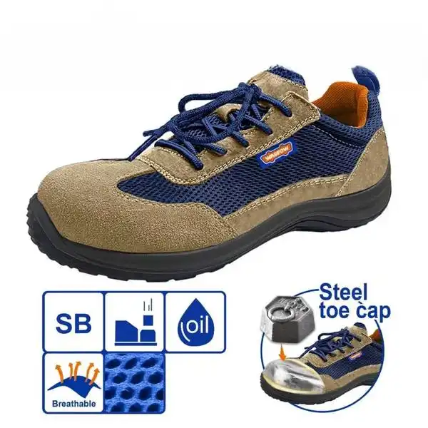 Giày Bảo Hộ Da Lộn Mũi Thép Size 43 WSB2543 WADFOW