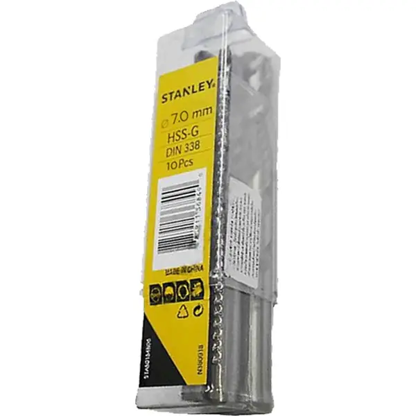 Hộp 10 Mũi Khoan Sắt 6mm Stanley STA50079B10