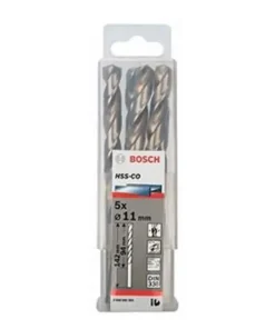 Hộp 5 mũi khoan Inox 11mm HSS-Co Bosch 2608585901