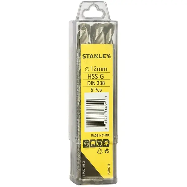 Hộp 5 Mũi Khoan Sắt 10mm Stanley STA50134B05