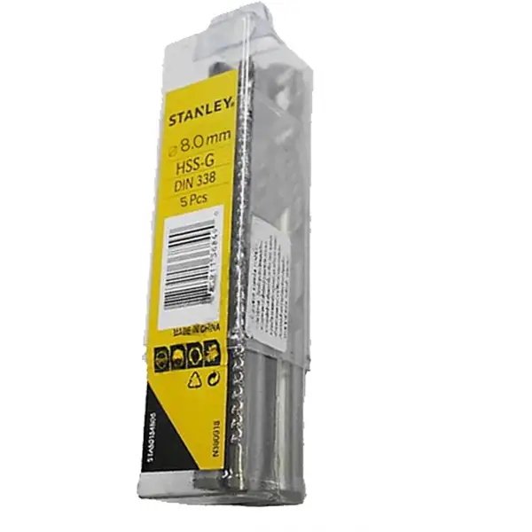 Hộp 5 Mũi Khoan Sắt 12mm Stanley STA50154B05