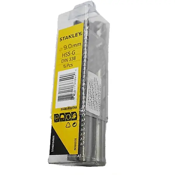 Hộp 5 Mũi Khoan Sắt 8mm Stanley STA50104B05