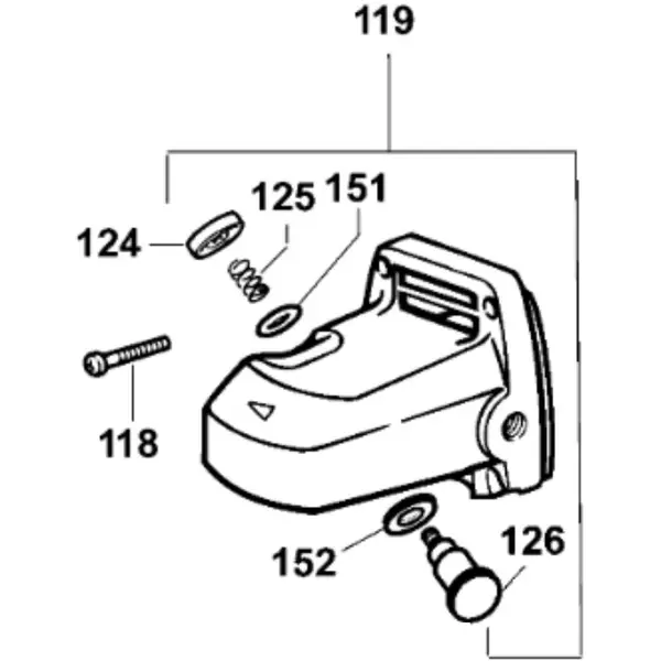 Hộp chứa Bánh Răng máy mài DW810, DW820, DWE4118 Dewalt N561809
