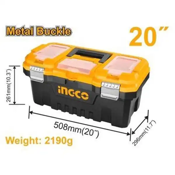 Hộp Nhựa Đựng Công Cụ 20 inch (Khóa Kim Loại) PBX2002 INGCO
