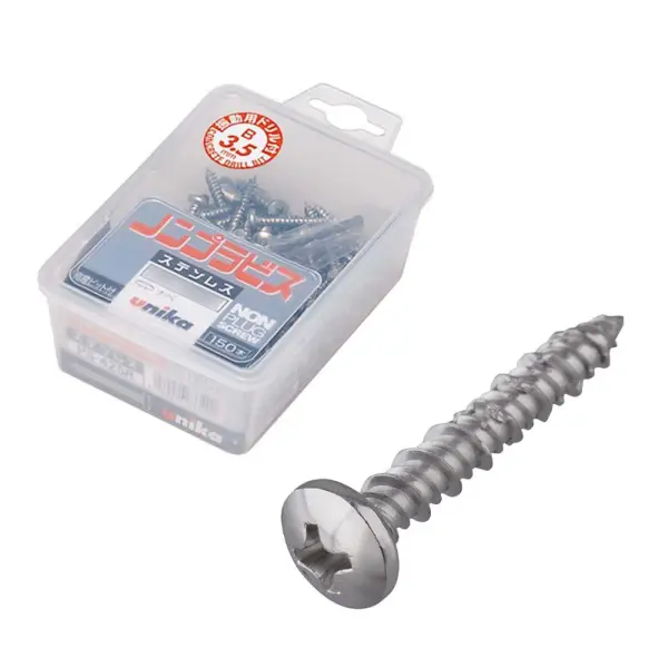 Hộp vít không tắc kê đầu dù 5x35mm Unika PS-535DN (50 chiếc)