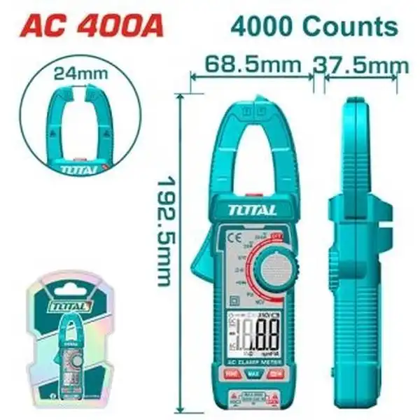 Kìm đo AC kỹ thuật số TMT762001 TOTAL