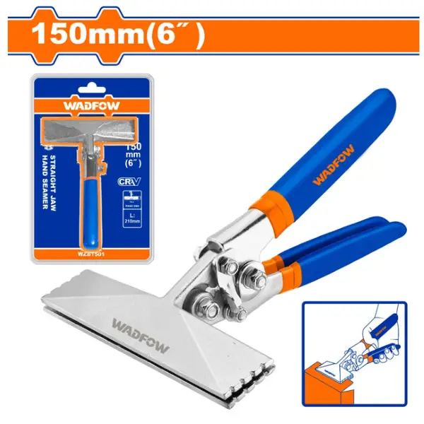 Kìm kẹp mỏ thẳng dẹp Wadfow WZB1501 6 inch