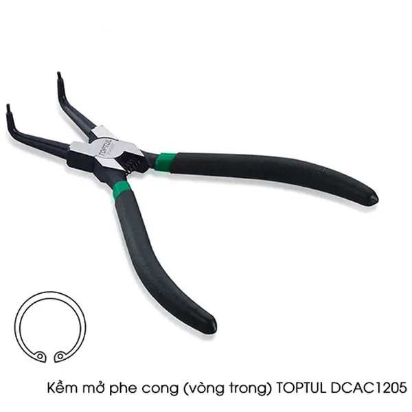 Kìm mở phe cong (vòng trong) TOPTUL DCAC1205