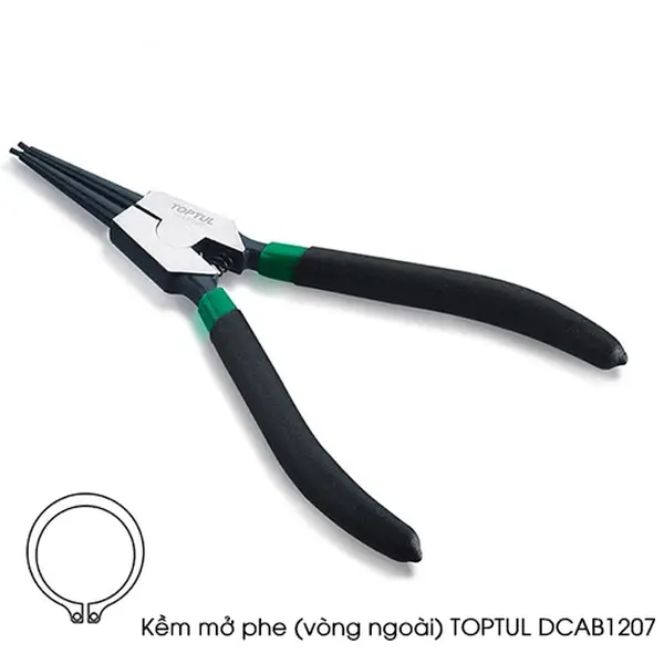 Kìm mở phe (vòng ngoài) TOPTUL DCAB1207