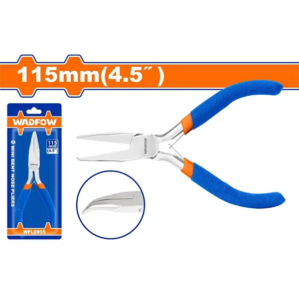 Kìm mũi cong mini 4.5 inch Wadfow WPL0955
