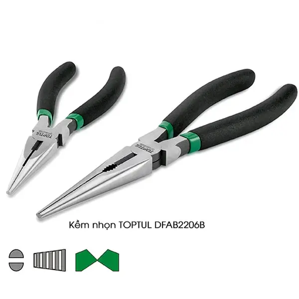 Kìm nhọn TOPTUL DFAB2206B