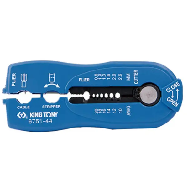 Kìm tuốt dây đa năng Kingtony 6751-44
