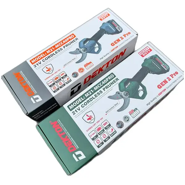 KÉO CẮT CÀNH DÙNG PIN 21V DEKTON M21-MCC40PRO (ĐỘ MỞ LƯỠI 40MM)