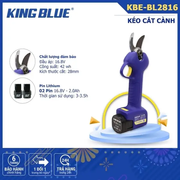 Kéo cắt cành pin KBE-BL2816