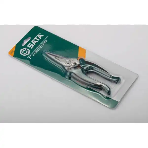 Kéo cắt dây điện đa năng mũi thẳng 7 inch SATA 93105 - HD ELECTRICANS MULTI-USE SCISSORS 7 inch