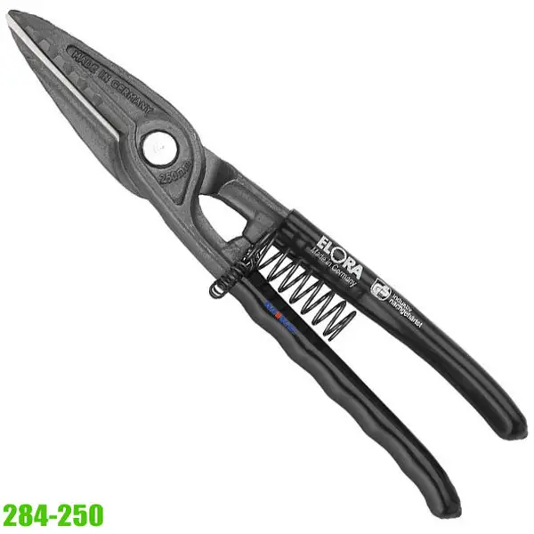 Kéo cắt thép tấm 10 inch ELORA 284-250, cắt thẳng, cán bọc nhựa
